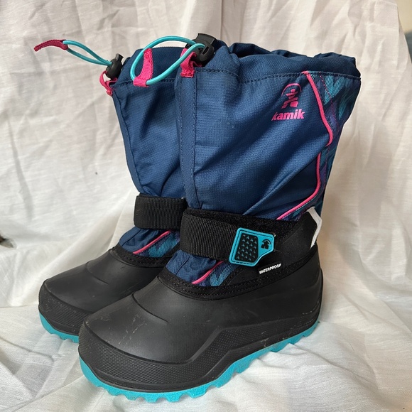 Kamik Snowbug 5 Boys' Waterproof Snow Boots - Picture 1 of 3